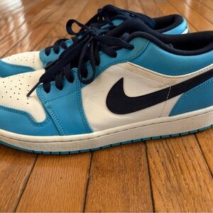 Nike Blue and White Sneakers